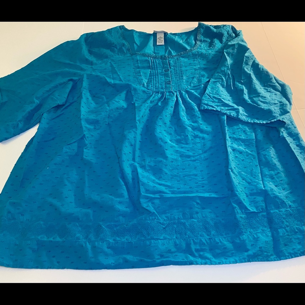 Catherine’s Embroidered Blouse 3X